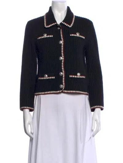 Pre-owned Maje Sweater In Black