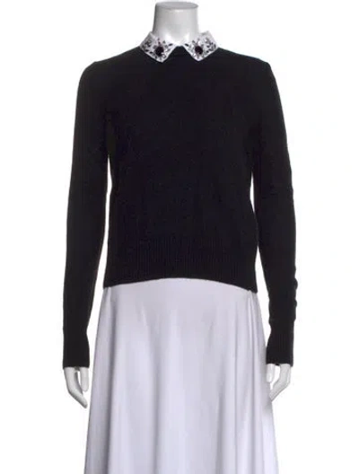 Pre-owned Maje Sweater In Black