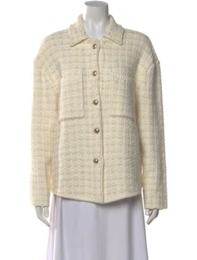 Pre-owned Maje Sweater In Neutral