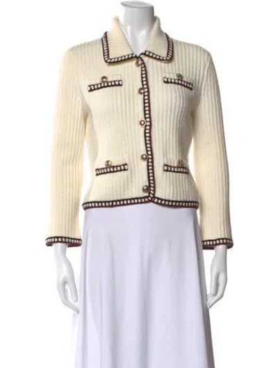 Pre-owned Maje Sweater In Neutral