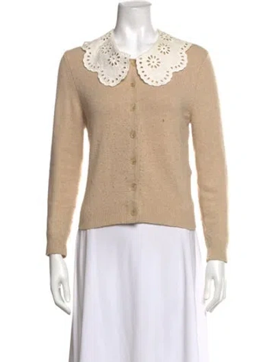 Pre-owned Maje Sweater In Neutrals