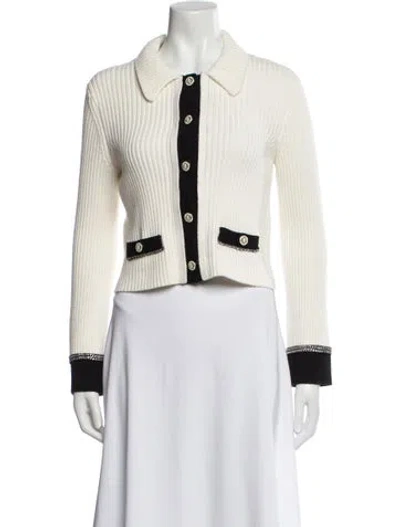 Pre-owned Maje Sweater In White