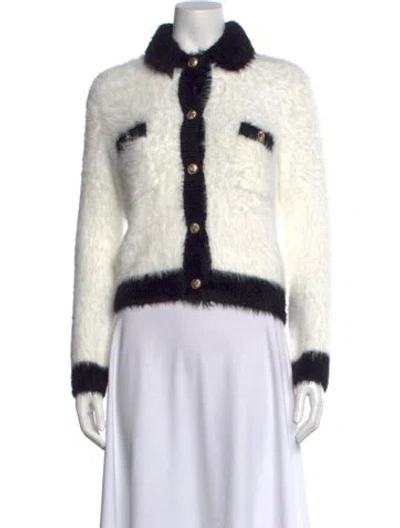 Pre-owned Maje Sweater In White
