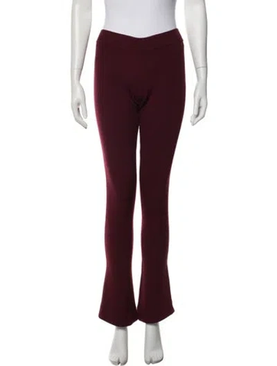 Pre-owned Maje Sweatpants In Burgundy