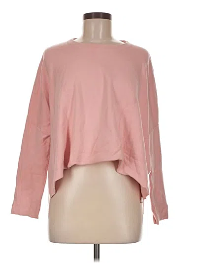 Pre-owned Maje Sweatshirt In Pink