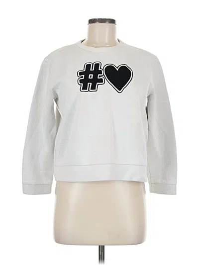 Pre-owned Maje Sweatshirt In Silver