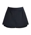 Maje Tailored Skort In Blue