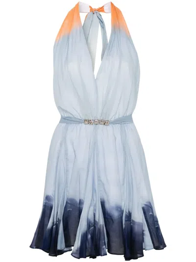 MAJE TIE-DYE MINI DRESS