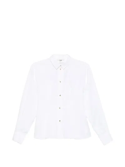 Maje Tie-back Shirt In Weiss