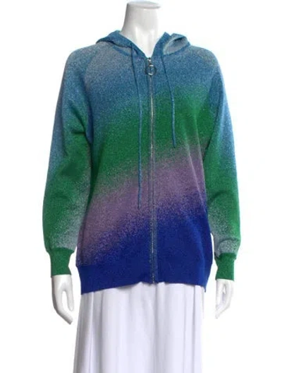 Pre-owned Maje Tie-dye Print Crew Neck Sweater