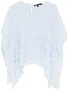 Maje Licapa Tiered Ruffle Blouse