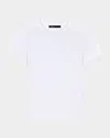 Maje Tono Crewneck T-shirt In White