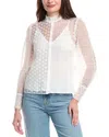 Maje Lace Top In White