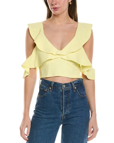 Maje Top In Yellow