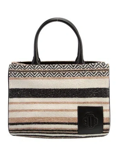 Pre-owned Maje Tote In Neutral