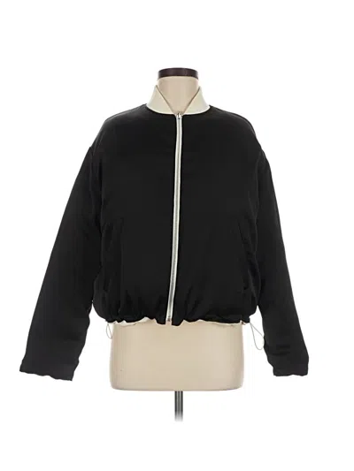 Maje Track Jacket In Black