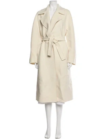 Pre-owned Maje Trench Coat In Neutral
