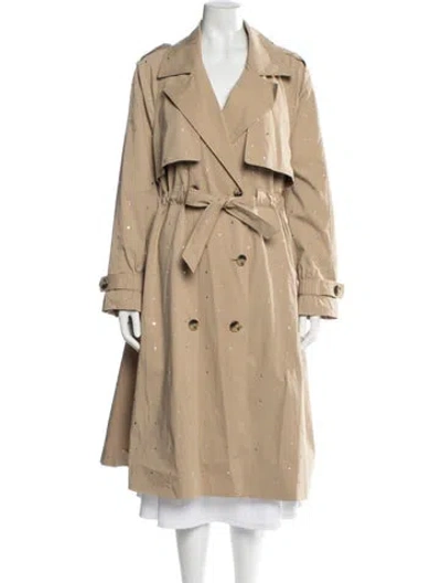 Pre-owned Maje Trench Coat W/ Tags In Neutral