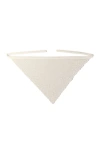 Maje Triangle Tie Scarf In White