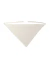 Maje Triangle Tie Scarf In White