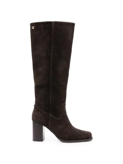 Maje Tripos Stiefel Mit Runder Kappe In Braun
