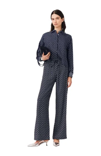 Maje Trousers In Navy Loungewear