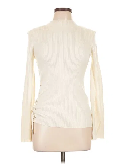Pre-owned Maje Turtleneck Sweater In Ivory
