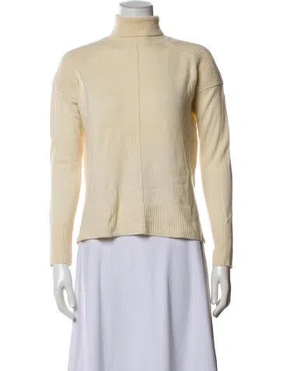 Pre-owned Maje Turtleneck Sweater In Neutral