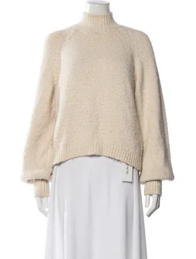 Pre-owned Maje Turtleneck Sweater In Neutral