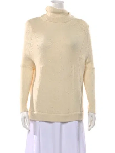 Pre-owned Maje Turtleneck Sweater In Neutrals