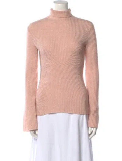 Pre-owned Maje Turtleneck Sweater In Pink