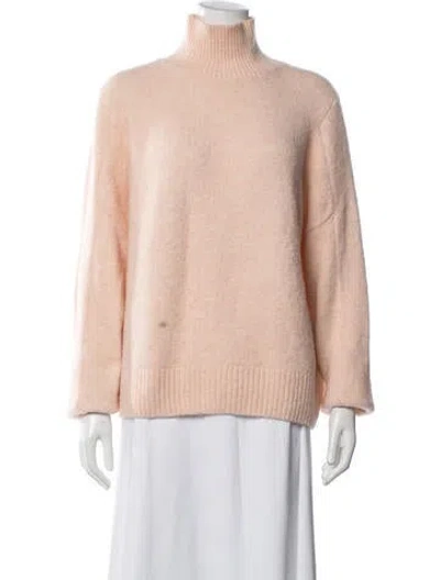 Pre-owned Maje Turtleneck Sweater In Pink
