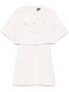 Maje Tweed Dress Set In Weiss