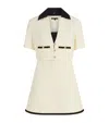 Maje Tweed-effect Jacket And Mini Dress Set In White