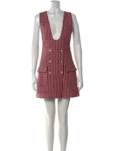 Pre-owned Maje Tweed Mini Dress