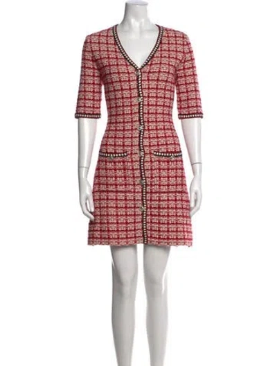 Pre-owned Maje Tweed Mini Dress