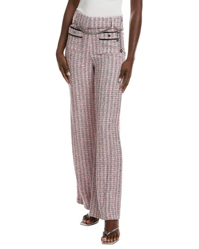 Maje Tweed Pant In Neutral