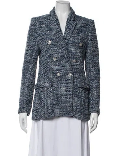 Pre-owned Maje Tweed Pattern Blazer