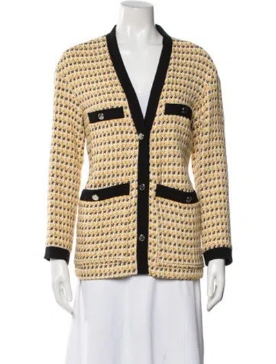 Pre-owned Maje Tweed Pattern Blazer