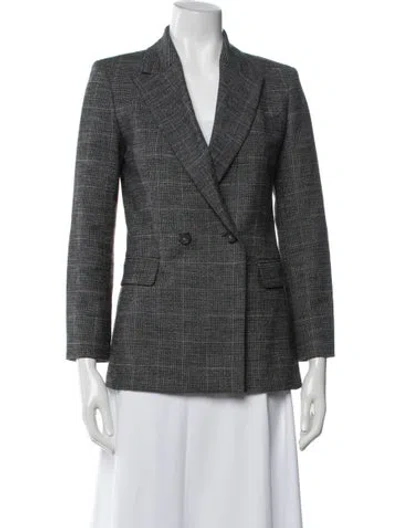 Pre-owned Maje Tweed Pattern Blazer In Multi