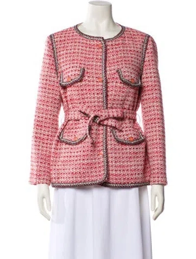 Pre-owned Maje Tweed Pattern Jacket W/ Tags