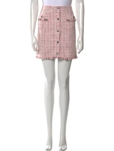 Pre-owned Maje Tweed Pattern Mini Skirt