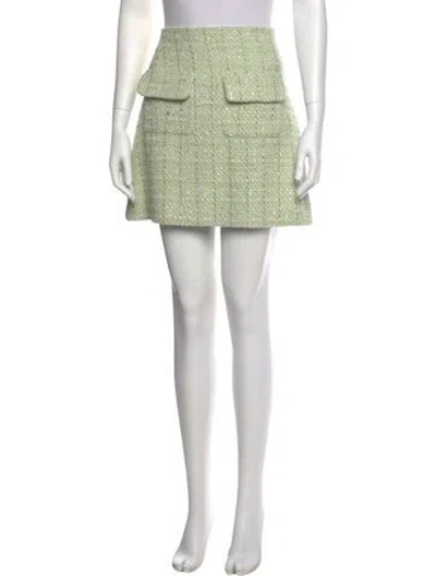 Pre-owned Maje Tweed Pattern Mini Skirt