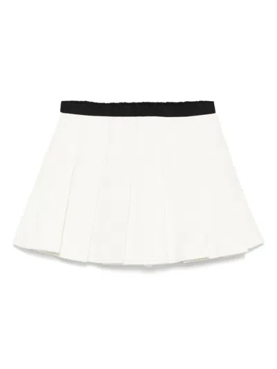 Maje Tweed Skorts In White