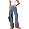 Maje Tweed Trousers In Blue