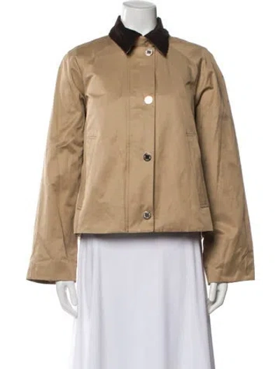 Pre-owned Maje Utility Jacket W/ Tags In Neutral