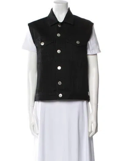 Pre-owned Maje Vest In Black