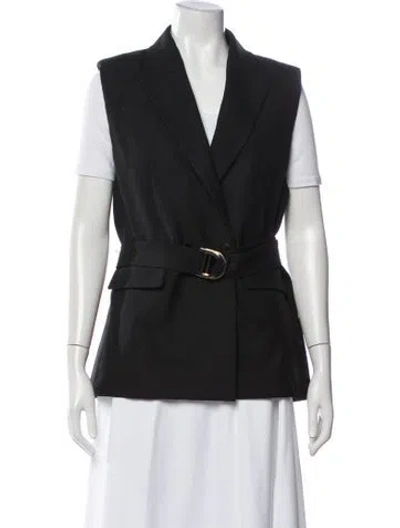Pre-owned Maje Vest In Blue