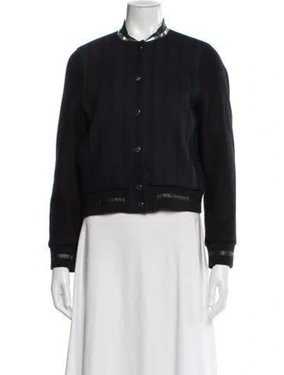 Pre-owned Maje Virgin Wool Evening Jacket In Multicolor