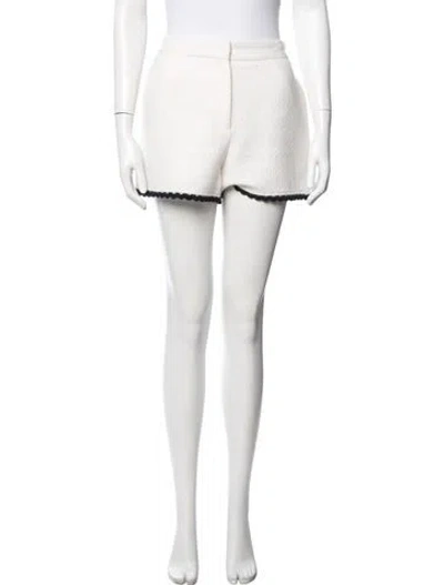 Pre-owned Maje Virgin Wool Mini Shorts In Neutral